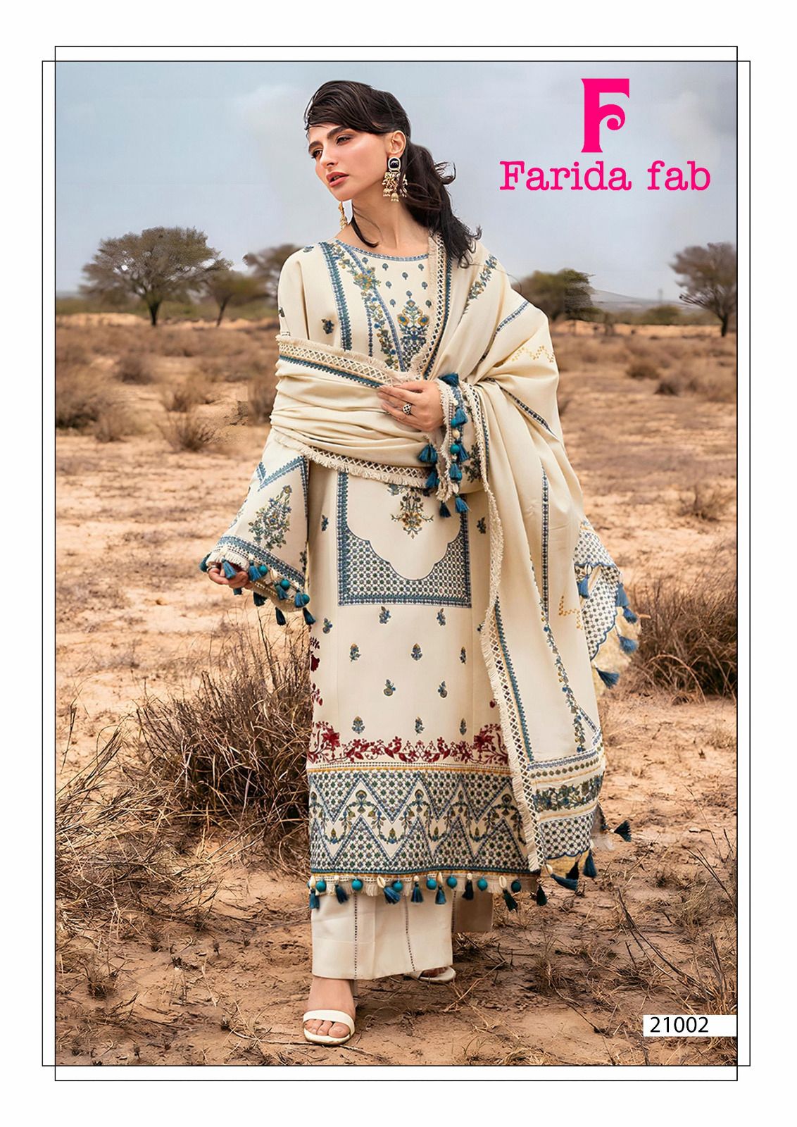 Sobia Nazir Vol 21 Farida Fab Lawn Cotton Karachi Salwar Suits Exporter India