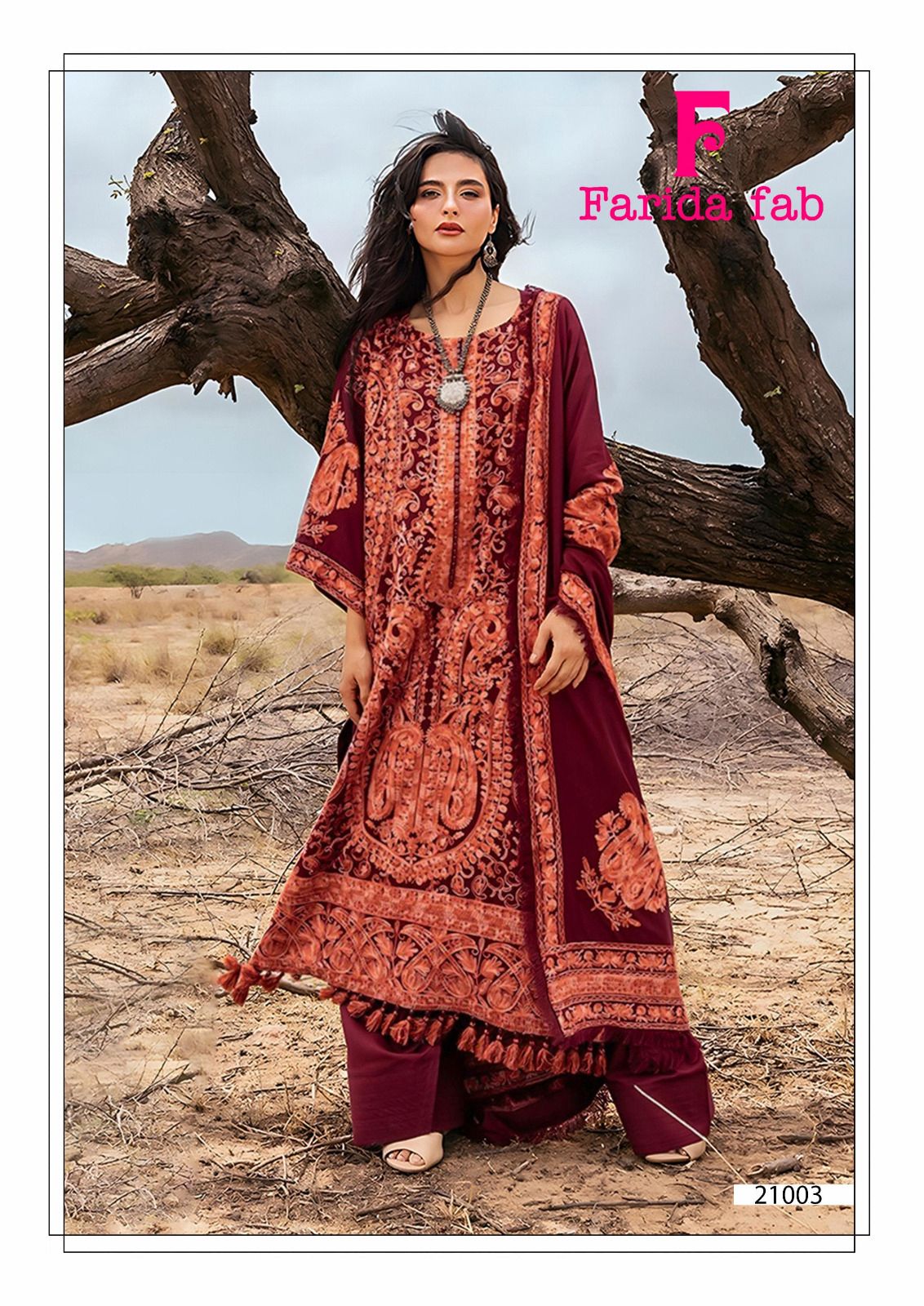 Sobia Nazir Vol 21 Farida Fab Lawn Cotton Karachi Salwar Suits Exporter India