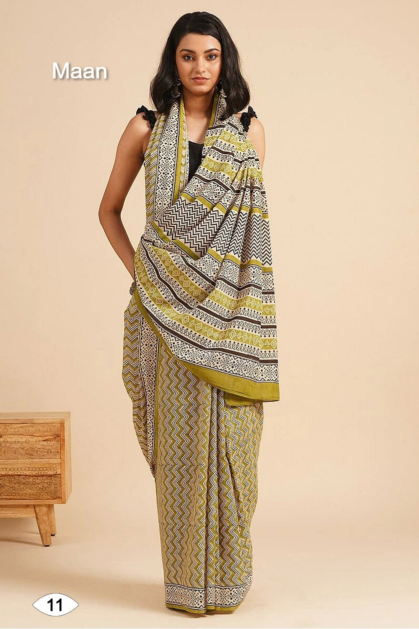 Sof Swetha Malai Maan Cotton Sarees Supplier India