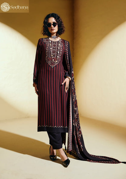 Sofi Sadhana Viscose Pashmina Suits Supplier Gujarat