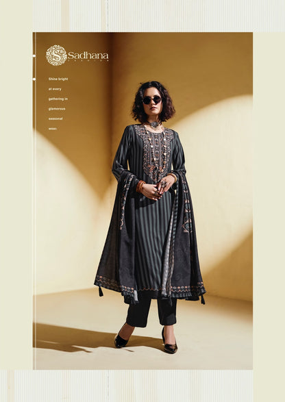Sofi Sadhana Viscose Pashmina Suits Supplier Gujarat