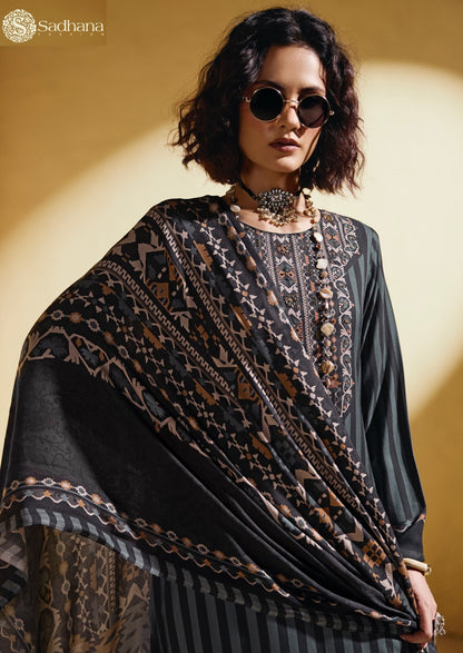 Sofi Sadhana Viscose Pashmina Suits Supplier Gujarat