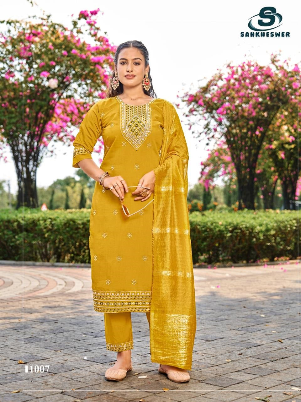 Sofia Vol 1 Sankheswer Roman Silk Readymade Pant Style Suits Exporter