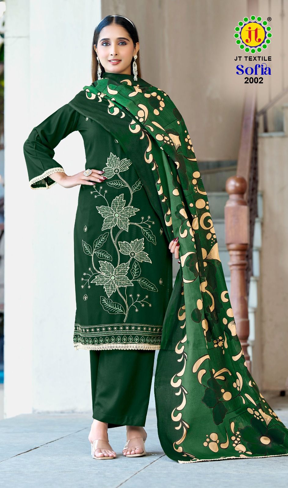 Sofia Vol 2 Jt Rayon Pant Style Suits Wholesale Price