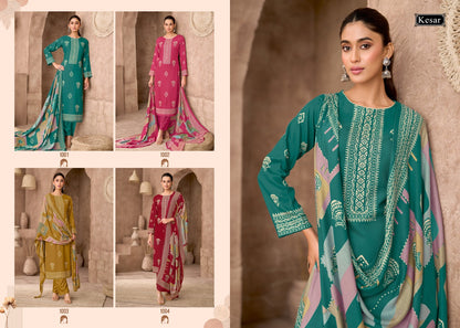 Sofiya 122 Kesar Viscose Pashmina Suits Wholesaler