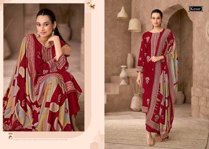 Sofiya 122 Kesar Viscose Pashmina Suits Wholesaler