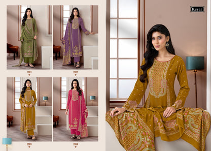 Sofiya 123 Kesar Viscose Pashmina Suits Wholesale Rate