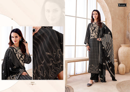 Sofiya 2001-2004 Kesar Karachi Pure Viscose Pashmina Suits Supplier Gujarat