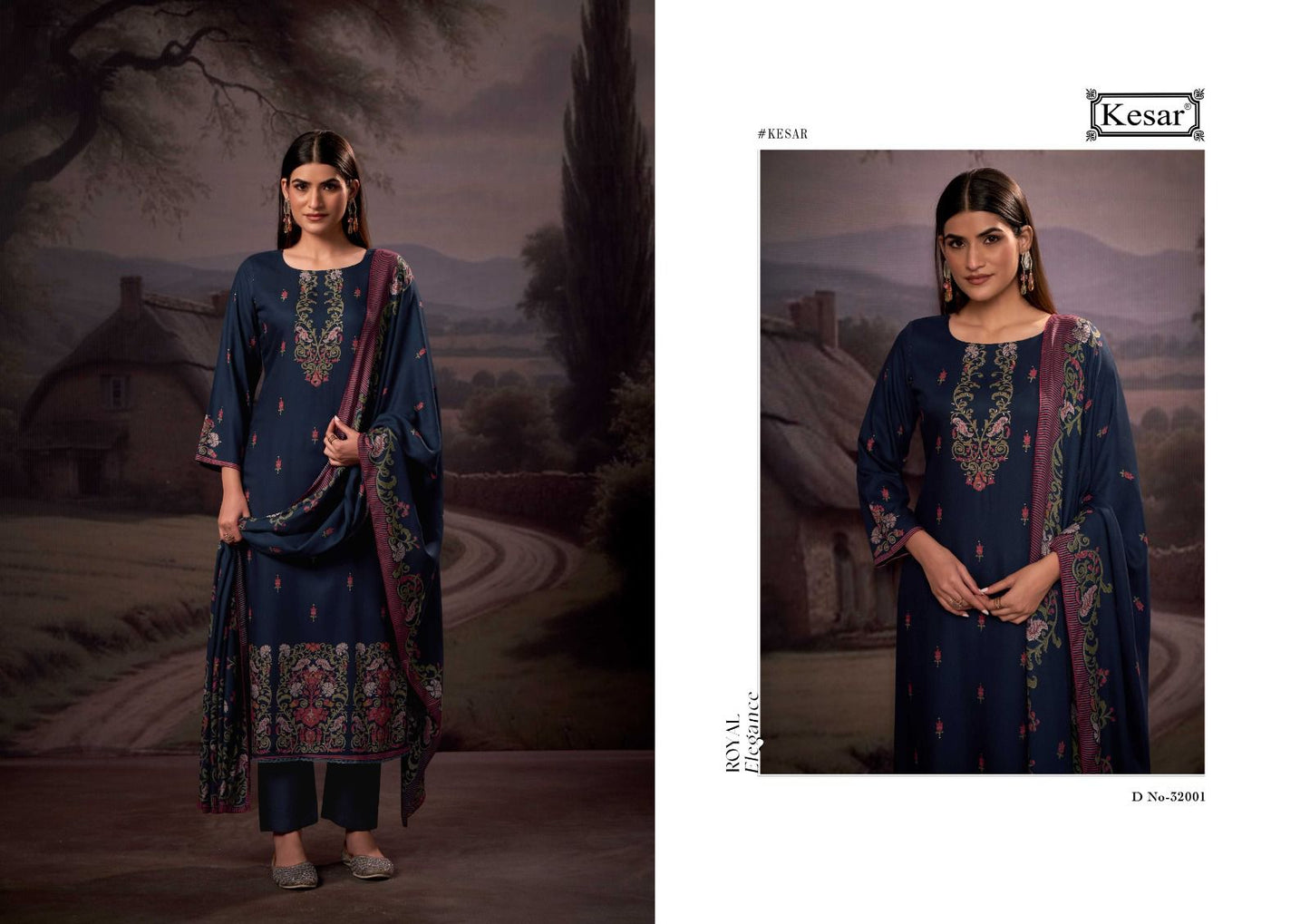 Sofiya 32001 Kesar Viscose Pashmina Suits Exporter Gujarat