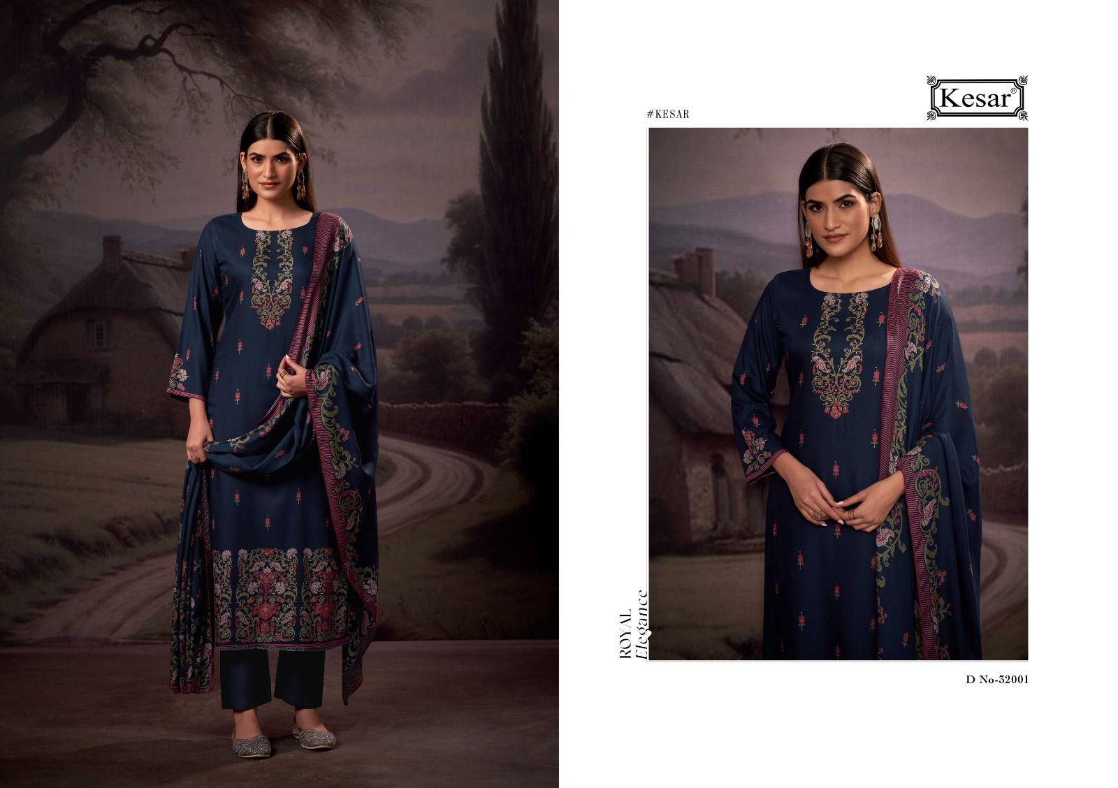 Sofiya 32001 Kesar Viscose Pashmina Suits Exporter Gujarat