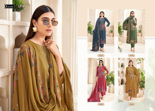 Sofiya 4001 New Kesar Pashmina Suits Manufacturer Gujarat