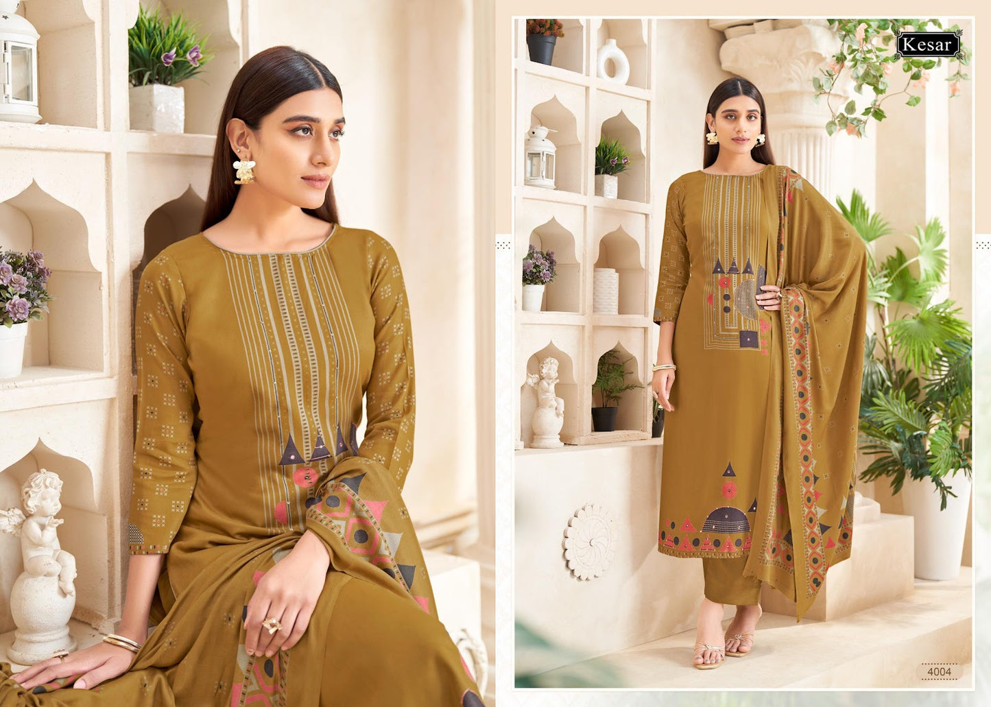 Sofiya 4001 New Kesar Pashmina Suits Manufacturer Gujarat