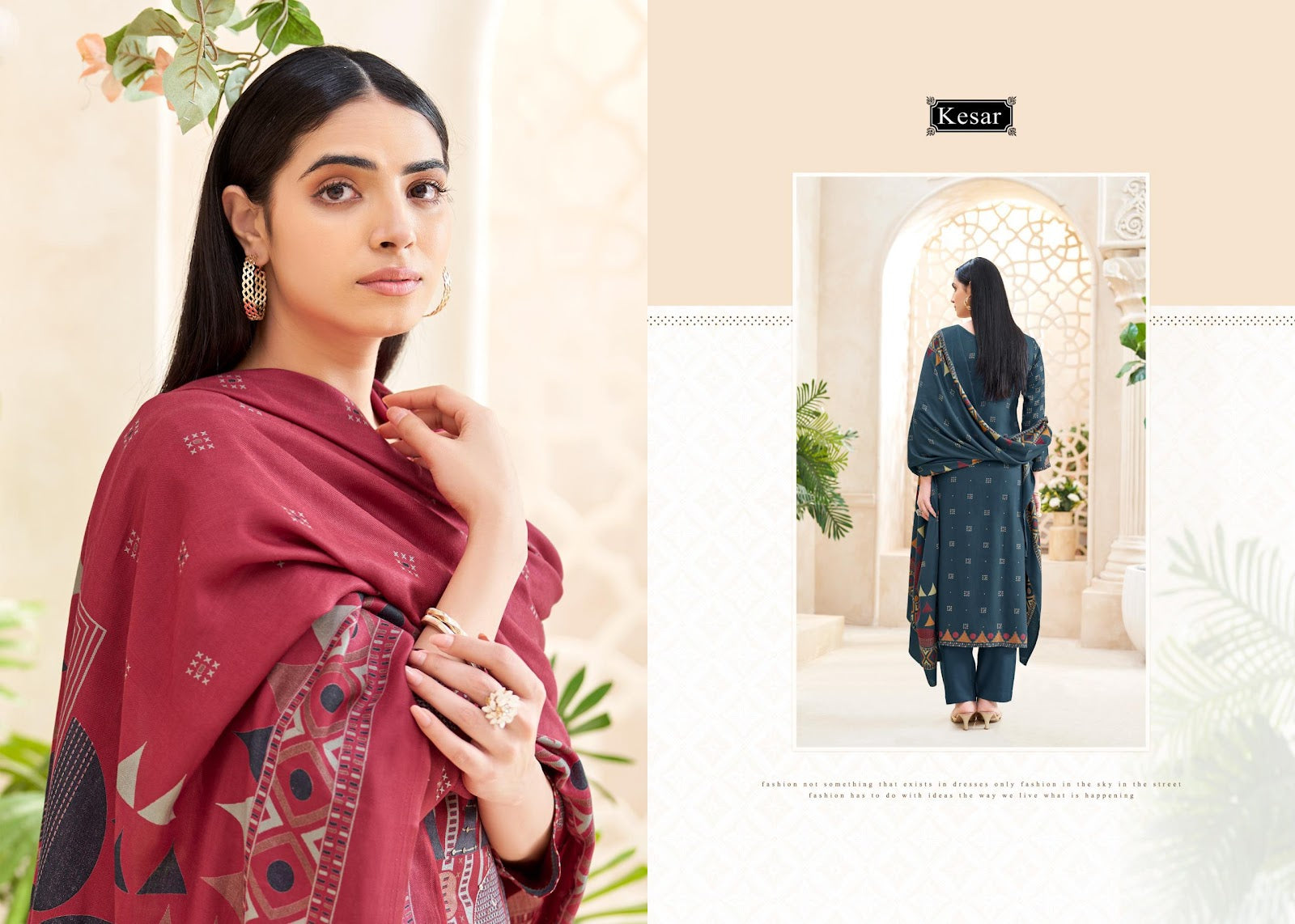 Sofiya 4001 New Kesar Pashmina Suits Manufacturer Gujarat