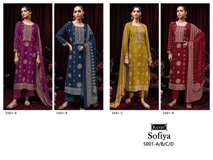 Sofiya 5001 Kesar Pashmina Suits Manufacturer India