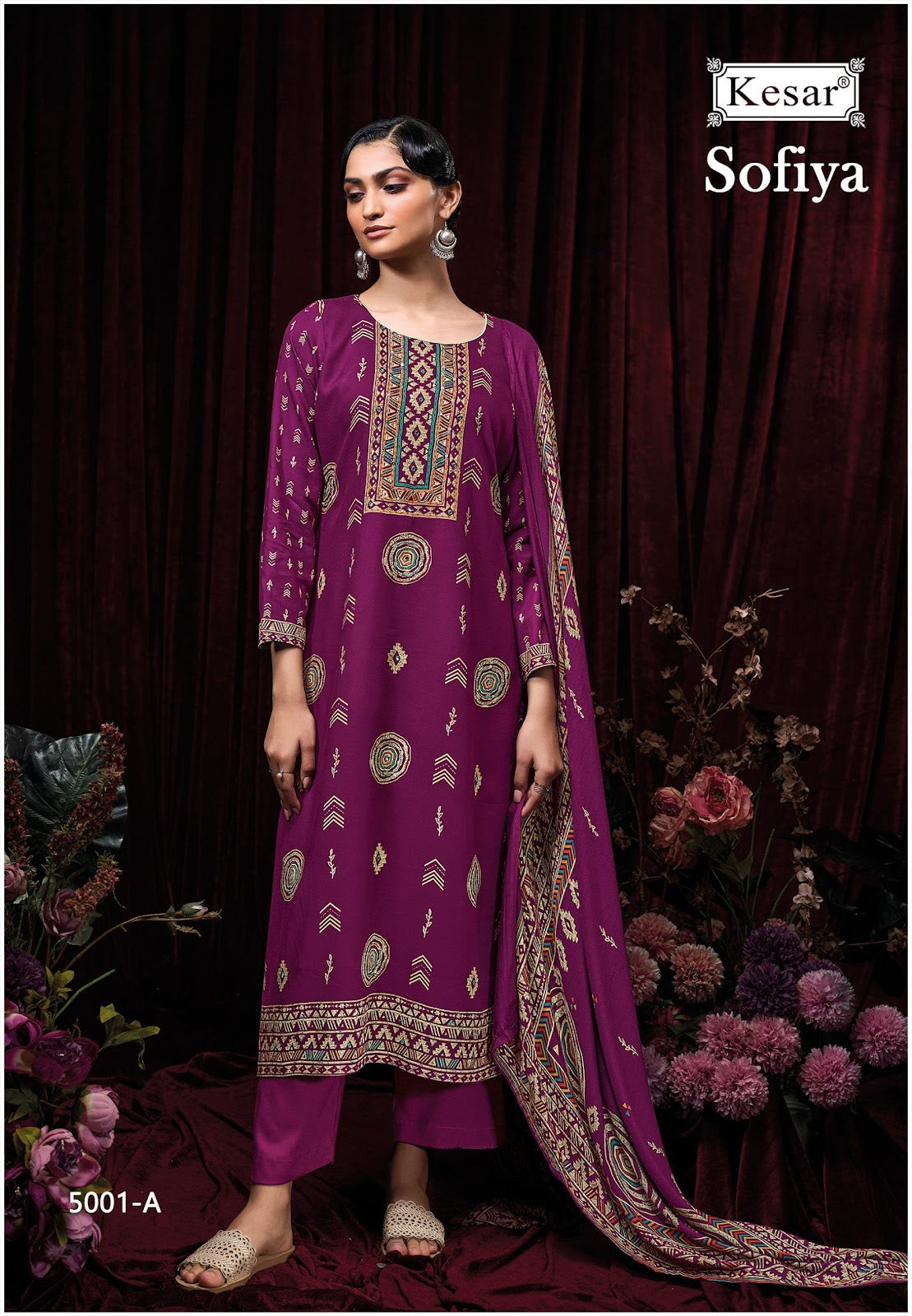 Sofiya 5001 Kesar Pashmina Suits Manufacturer India