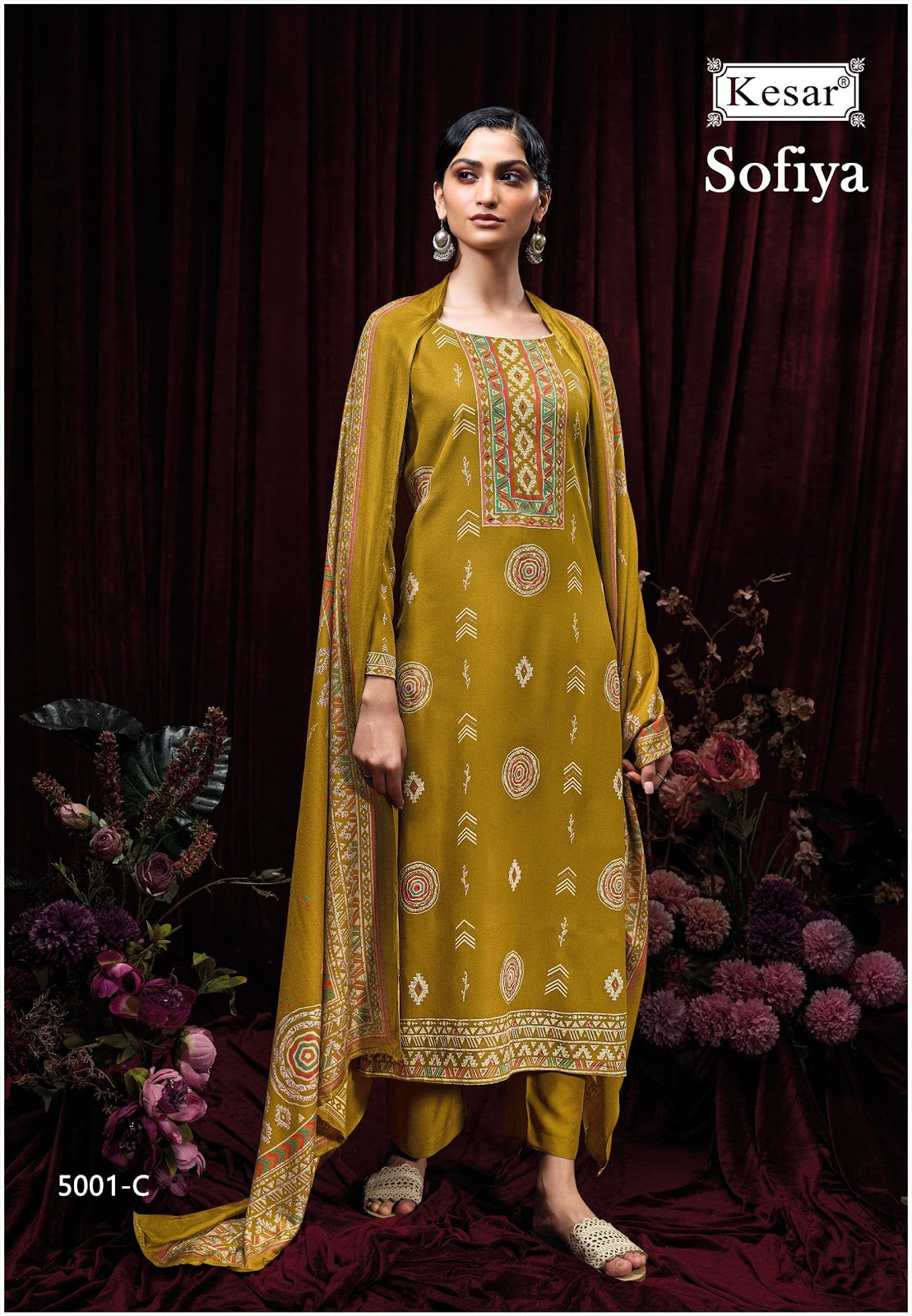 Sofiya 5001 Kesar Pashmina Suits Manufacturer India