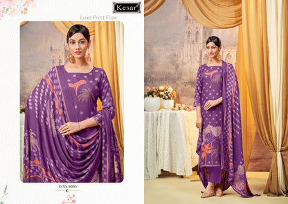 Sofiya 9001-9004 Kesar Pure Viscose Pashmina Suits Wholesale Price