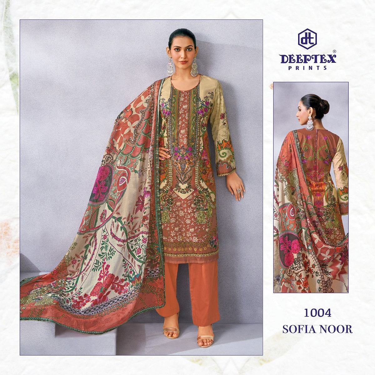 Sofiya Noor Deeptex Prints Lawn Karachi Readymade Suits Wholesale