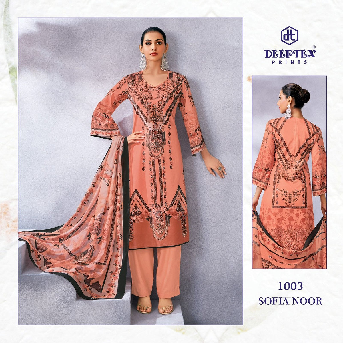 Sofiya Noor Deeptex Prints Lawn Karachi Readymade Suits Wholesale