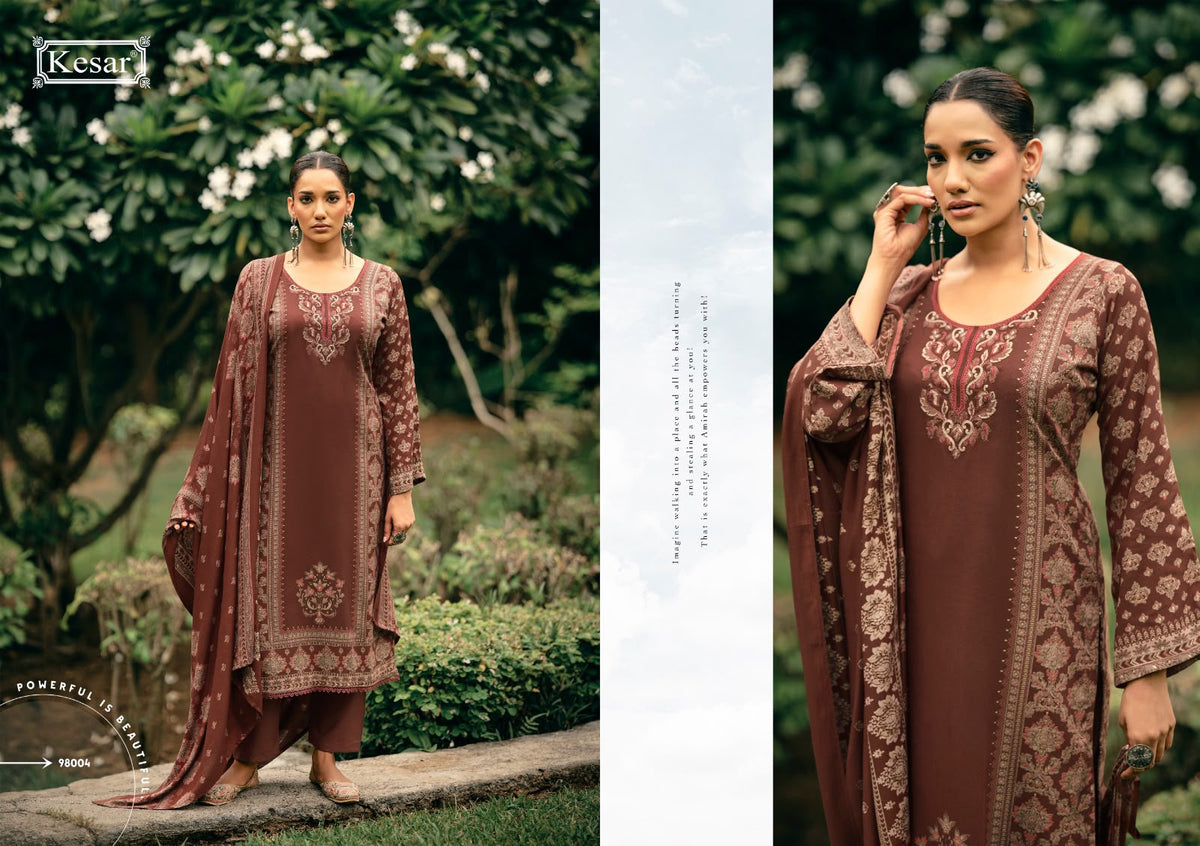 Sofiya Vol 127 Kesar Viscose Pashmina Suits Wholesaler India