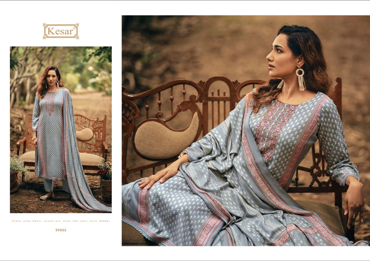Sofiya Vol 128 Kesar Viscose Pashmina Suits Wholesale Price