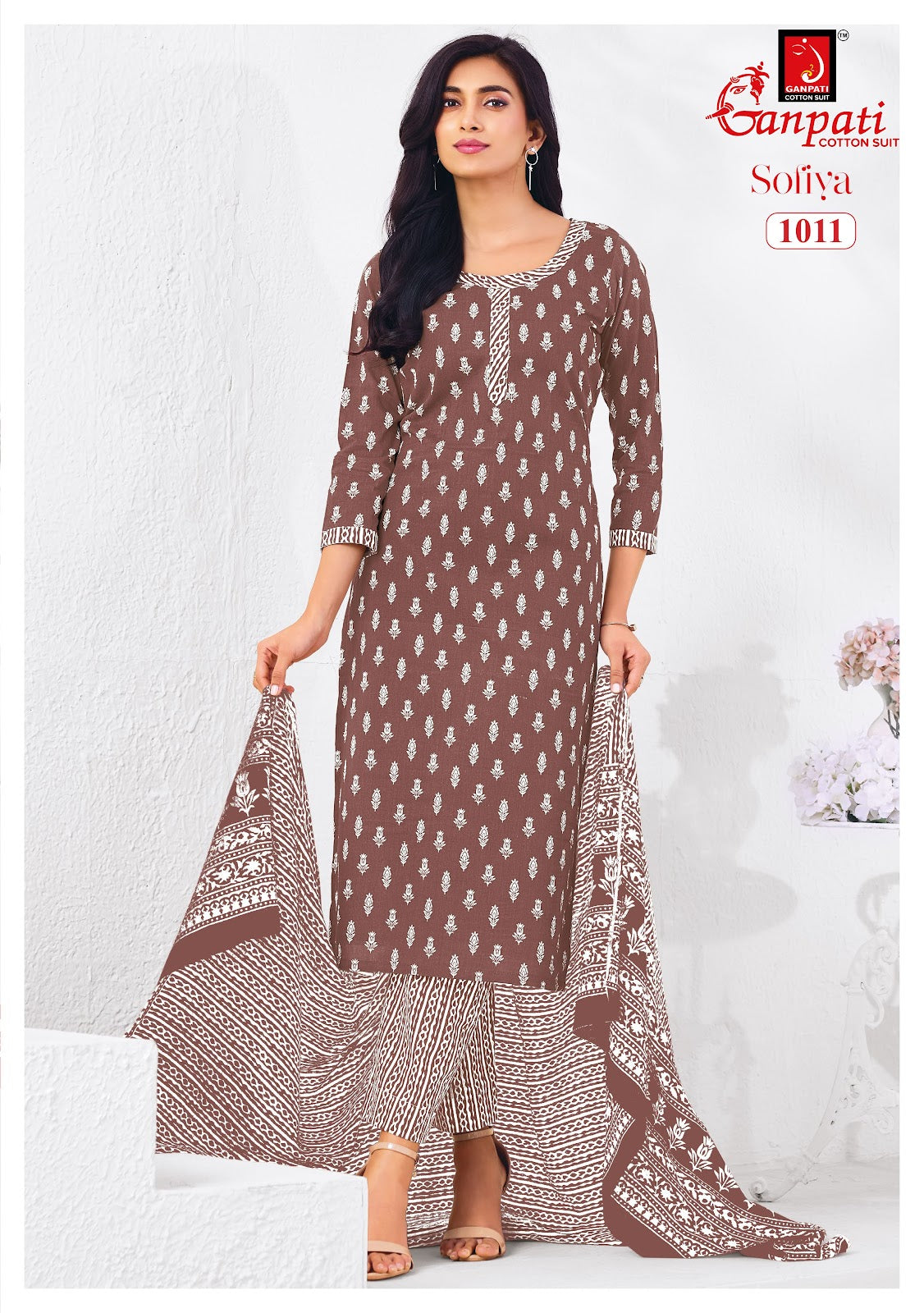 Sofiya Vol 1 Ganpati Cotton Dress Material Manufacturer India
