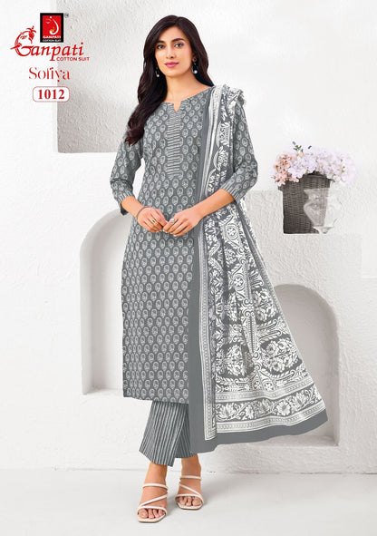 Sofiya Vol 1 Ganpati Cotton Dress Material Manufacturer India