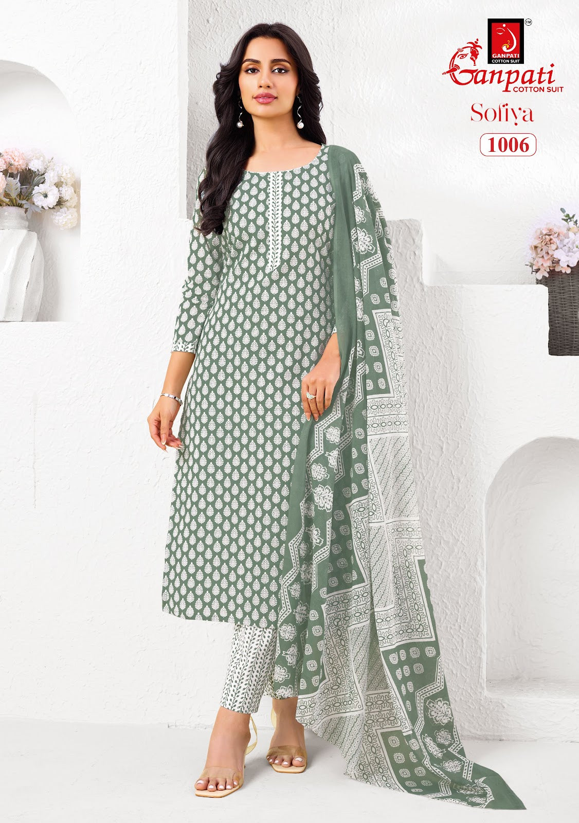 Sofiya Vol 1 Ganpati Cotton Dress Material Manufacturer India