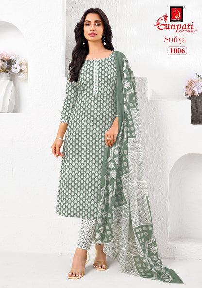 Sofiya Vol 1 Ganpati Cotton Dress Material Manufacturer India
