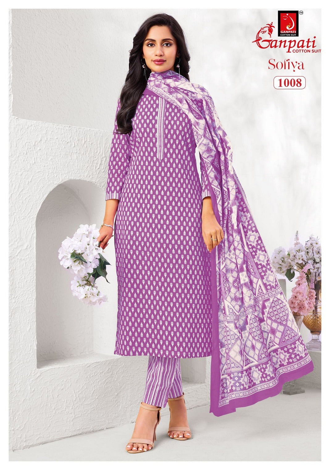 Sofiya Vol 1 Ganpati Readymade Cotton Pant Suits Supplier Gujarat