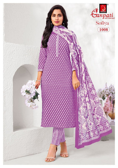 Sofiya Vol 1 Ganpati Readymade Cotton Pant Suits Supplier Gujarat