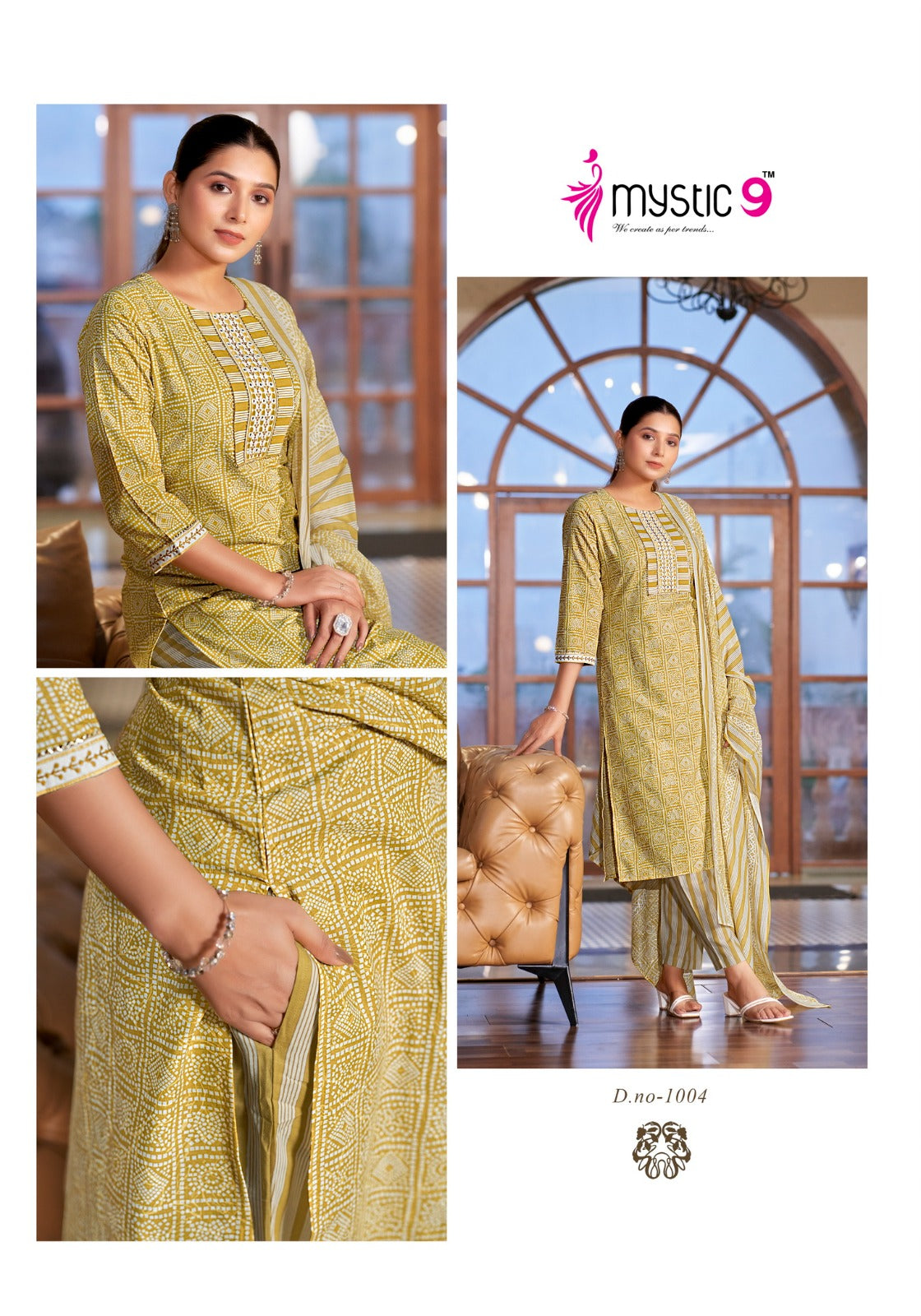 Sofiya Vol 1 Mystic 9 Readymade Cotton Pant Suits Supplier Ahmedabad