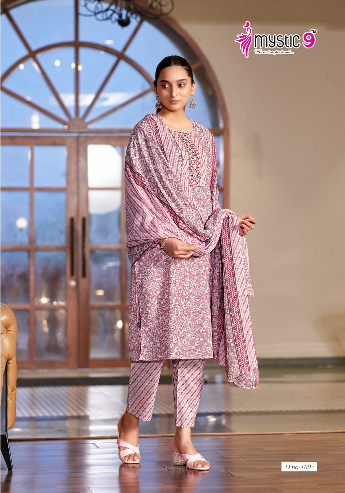 Sofiya Vol 1 Mystic 9 Readymade Cotton Pant Suits Supplier Ahmedabad