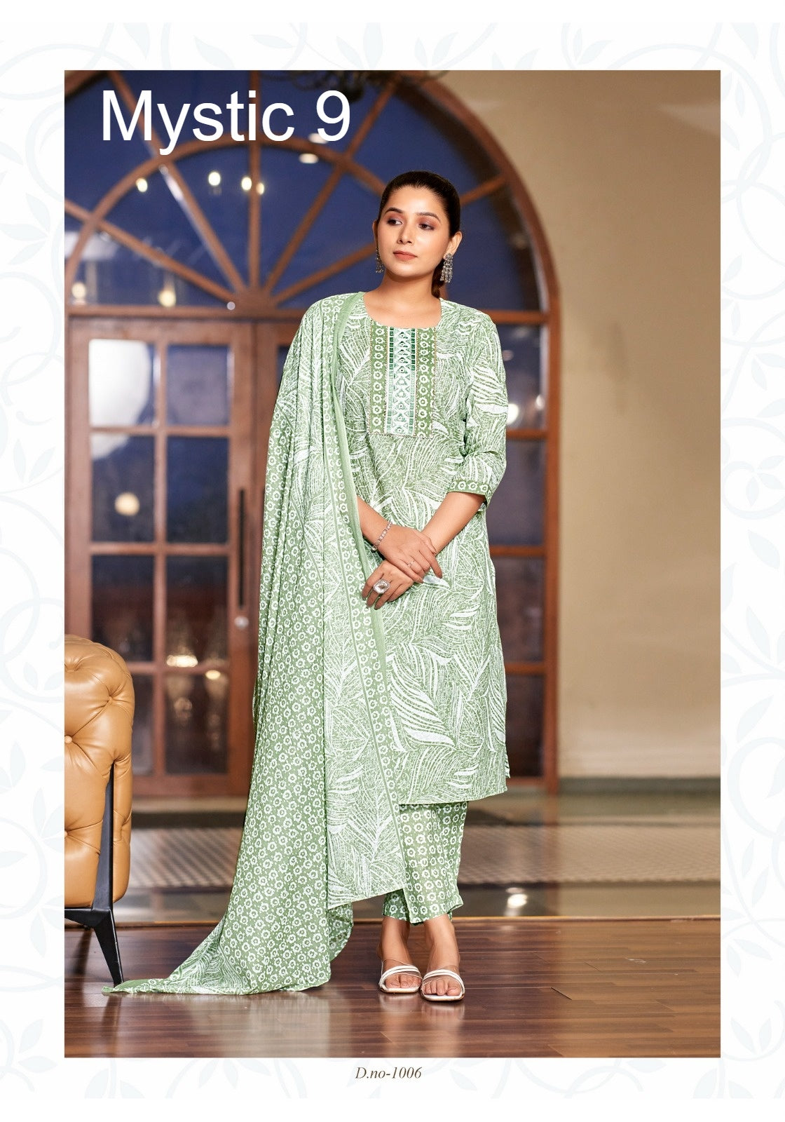 Sofiya Vol 1 Mystic 9 Readymade Cotton Pant Suits Supplier Ahmedabad