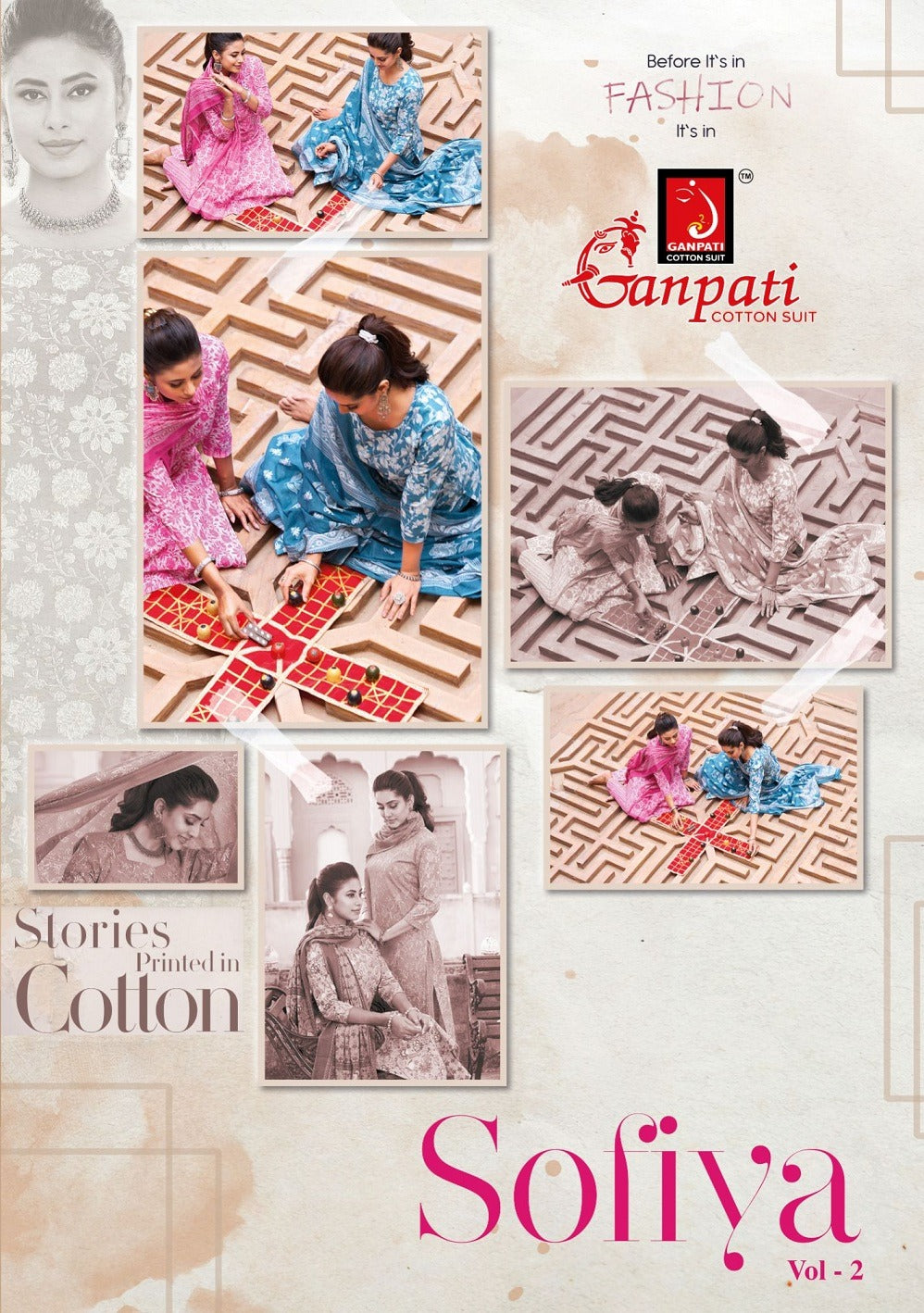 Sofiya Vol 2 Ganpati Readymade Cotton Pant Suits Supplier