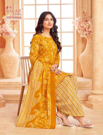 sofiyana vol 15 balaji indo readymade cotton patiyala suits wholesale