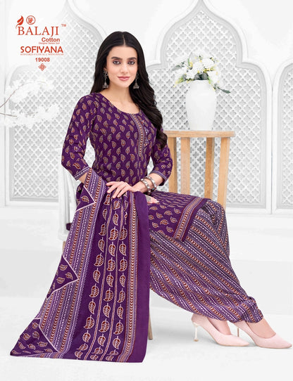 Sofiyana Vol 19 Balaji Readymade Cotton Patiyala Suits Wholesaler