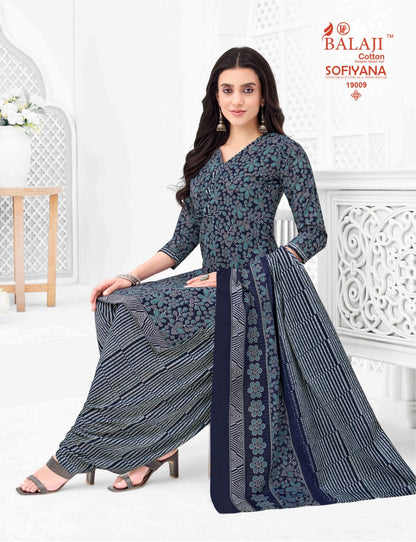 Sofiyana Vol 19 Balaji Readymade Cotton Patiyala Suits Wholesaler