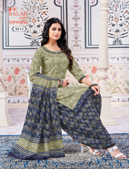 Sofiyana Vol 8 With Inner Balaji Indo Readymade Cotton Patiyala Suits Wholesale Price