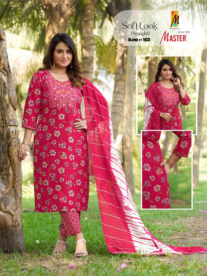 Soft Look Master Capsule Readymade Pant Style Suits Supplier Gujarat
