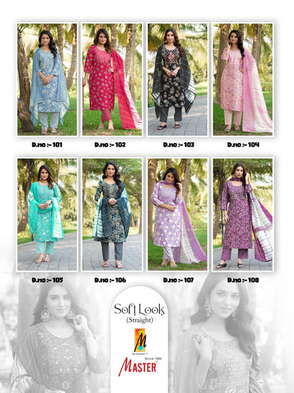 Soft Look Master Capsule Readymade Pant Style Suits Supplier Gujarat