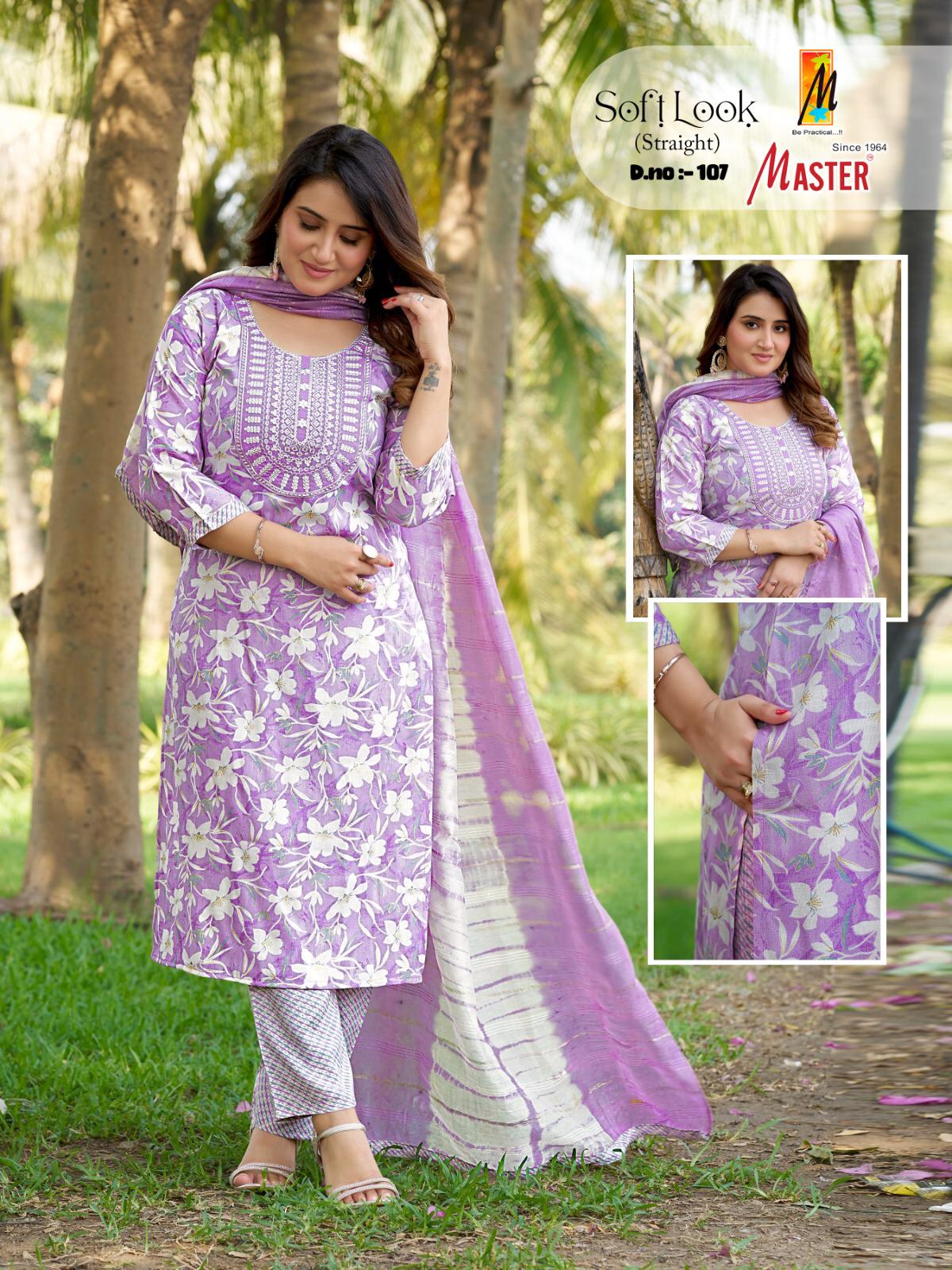 Soft Look Master Capsule Readymade Pant Style Suits Supplier Gujarat