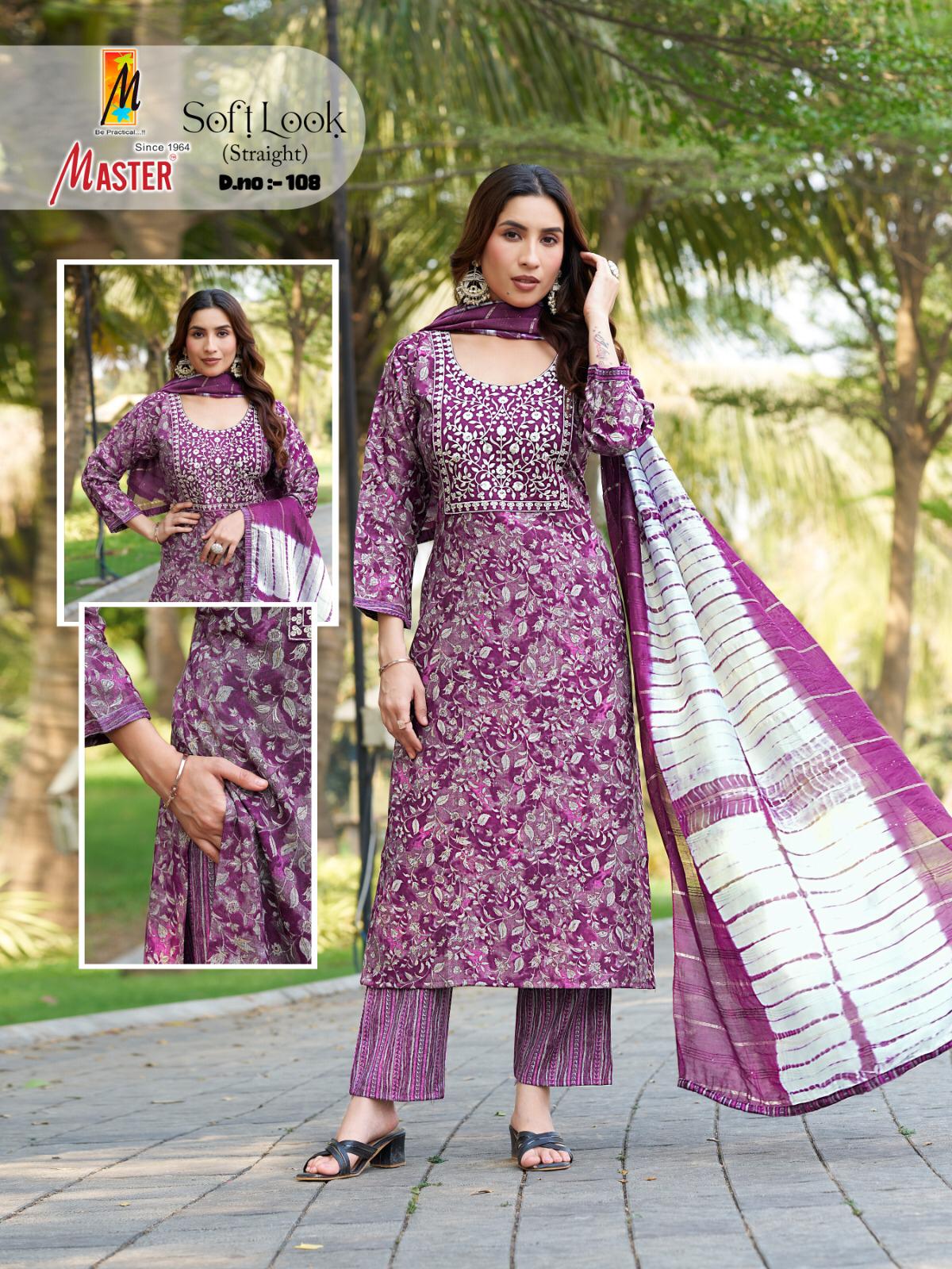 Soft Look Master Capsule Readymade Pant Style Suits Supplier Gujarat