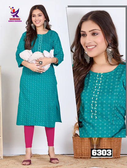 Soft Smile Mlm Kalash Lifestyle Rayon 14Kg Feeding Kurtis Wholesaler Ahmedabad
