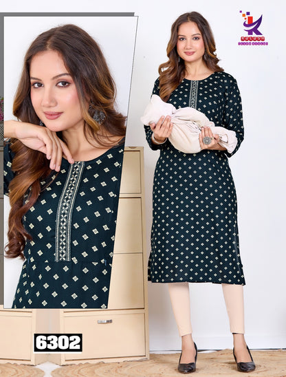 Soft Smile Mlm Kalash Lifestyle Rayon 14Kg Feeding Kurtis Wholesaler Ahmedabad