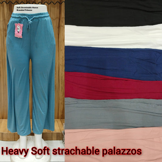 Soft Stretchable Hanso Branded Palazzo Wholesale Price