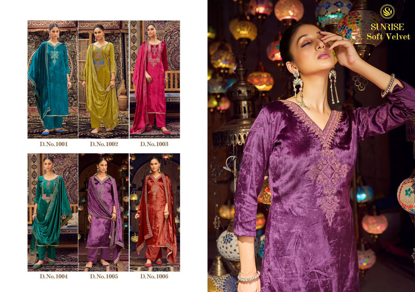 Soft Sunrise Viscose Velvet Suits Supplier
