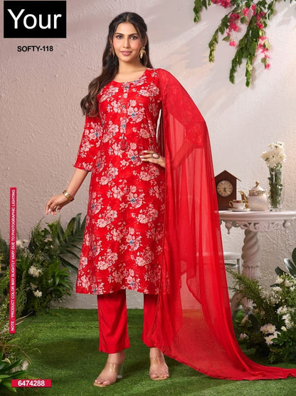 Softy Your Readymade Pant Style Suits Exporter Ahmedabad