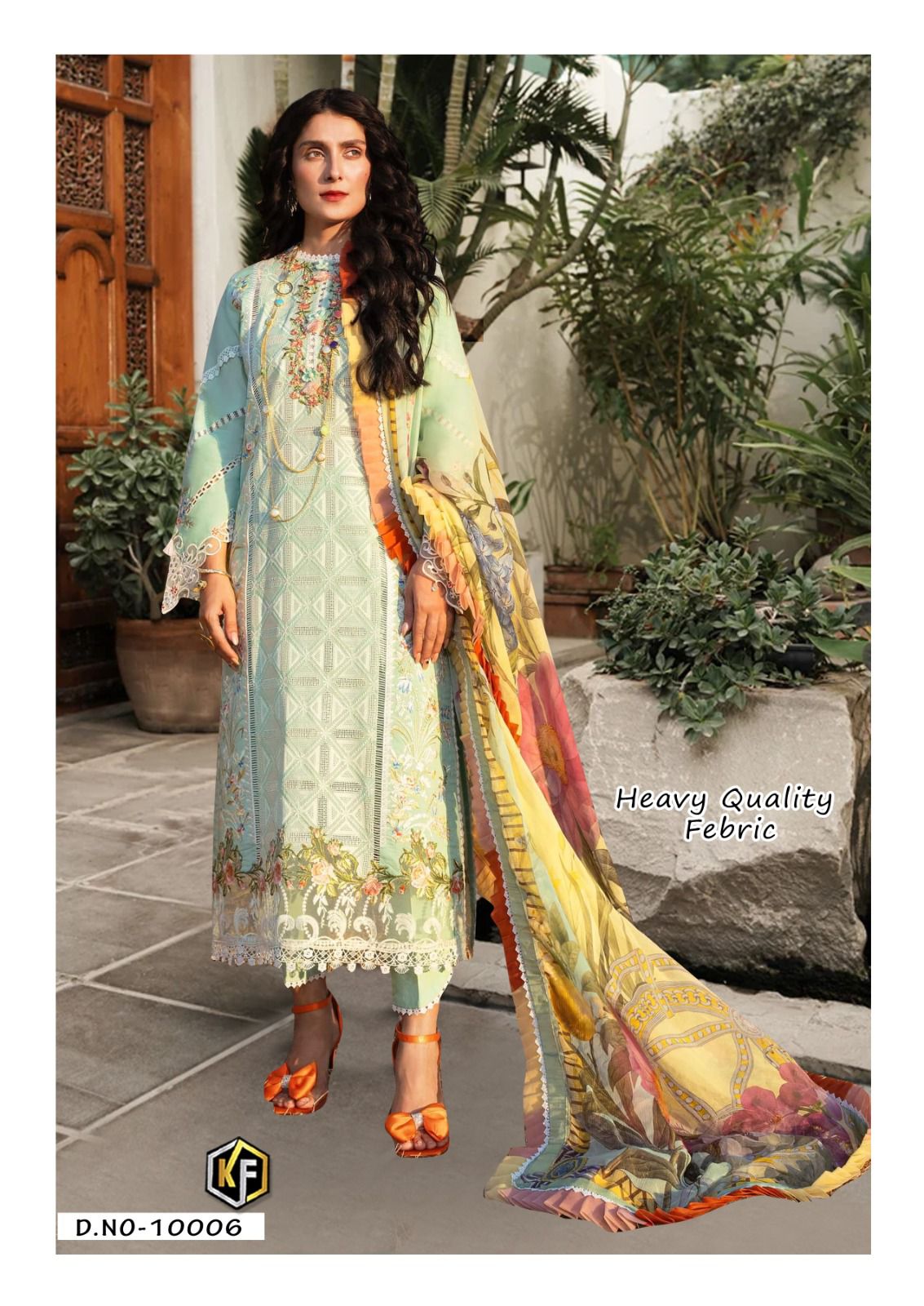 Soha Nazir Luxury 10 Keval Fab Heavy Cotton Karachi Salwar Suits Manufacturer India