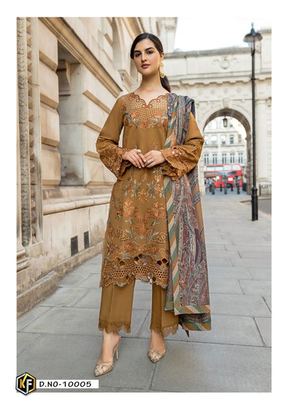 Soha Nazir Luxury 10 Keval Fab Heavy Cotton Karachi Salwar Suits Manufacturer India